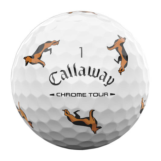 Callaway Chrome Tour Dogs German Shepherd Golf Balls