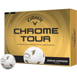 Callaway Chrome Tour Dogs German Shepherd Golf Balls