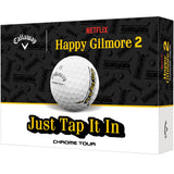 Callaway Chrome Tour Happy Gilmore 2  Just Tap It In Limited Edition Golf Balls