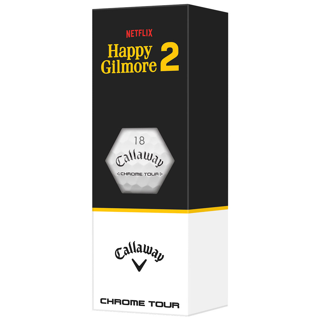 Callaway Chrome Tour Happy Gilmore 2  Just Tap It In Limited Edition Golf Balls