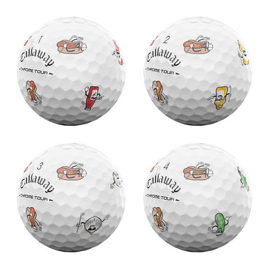 Callaway Chrome Tour Hot Dog Golf Balls