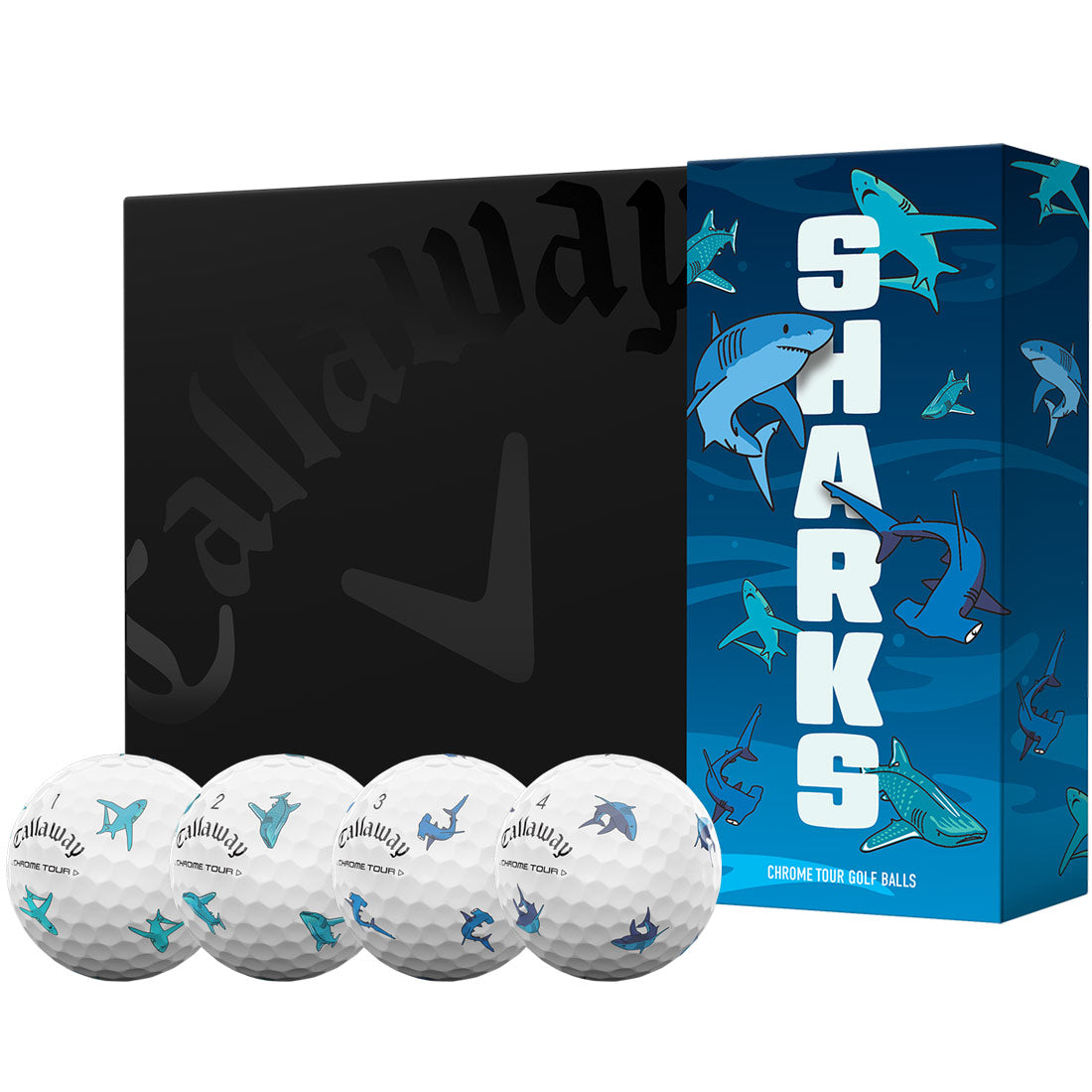 Callaway Chrome Tour Shark Week Golf Balls
