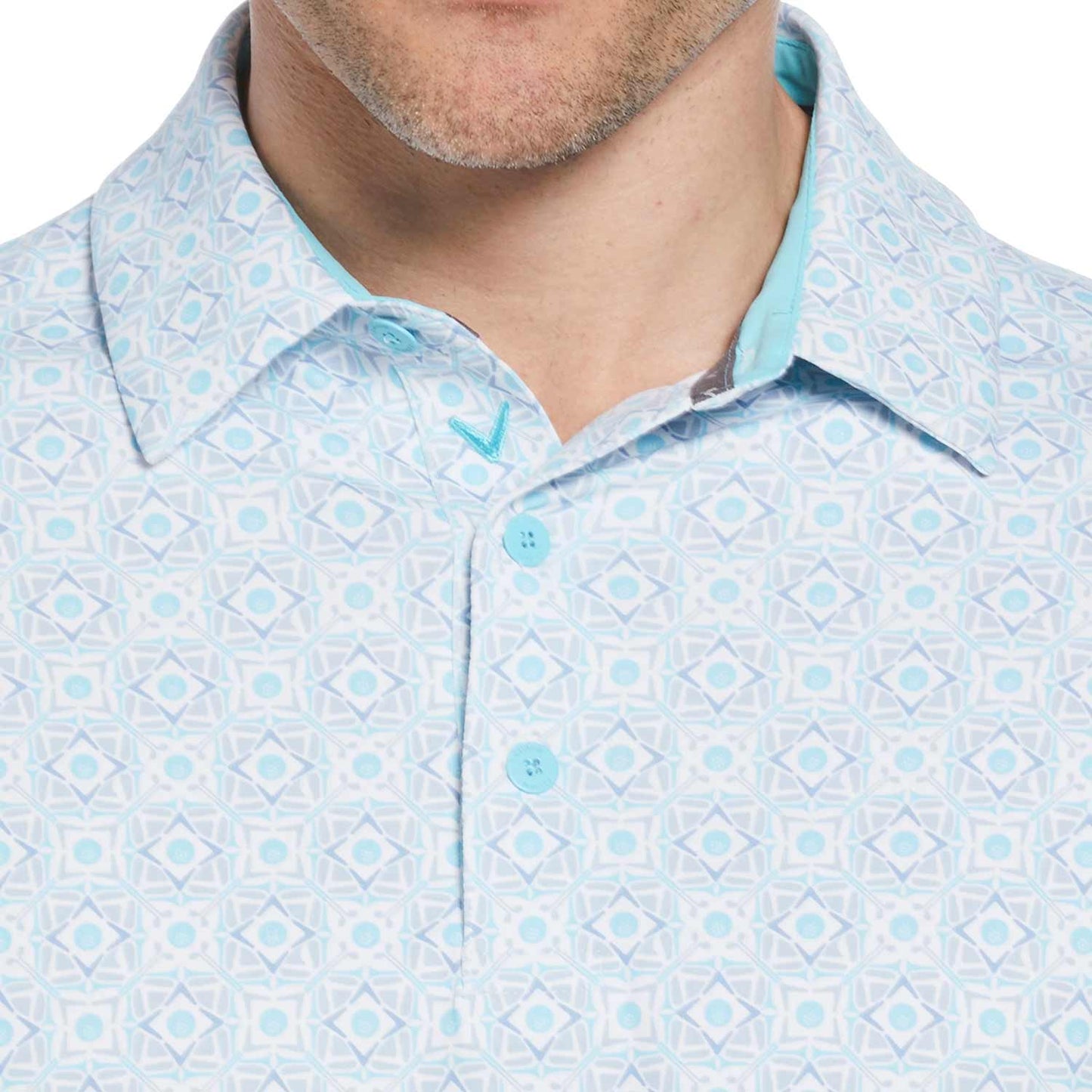 Callaway Foulard Print Golf Polo