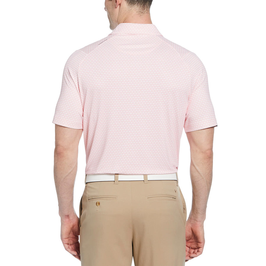 Callaway Gradient Chev Print Golf Polo