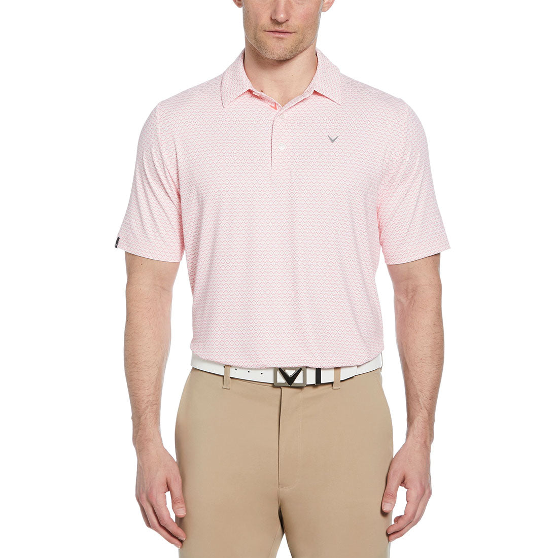 Callaway Gradient Chev Print Golf Polo