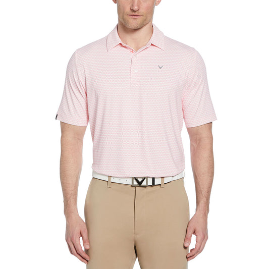 Callaway Gradient Chev Print Golf Polo