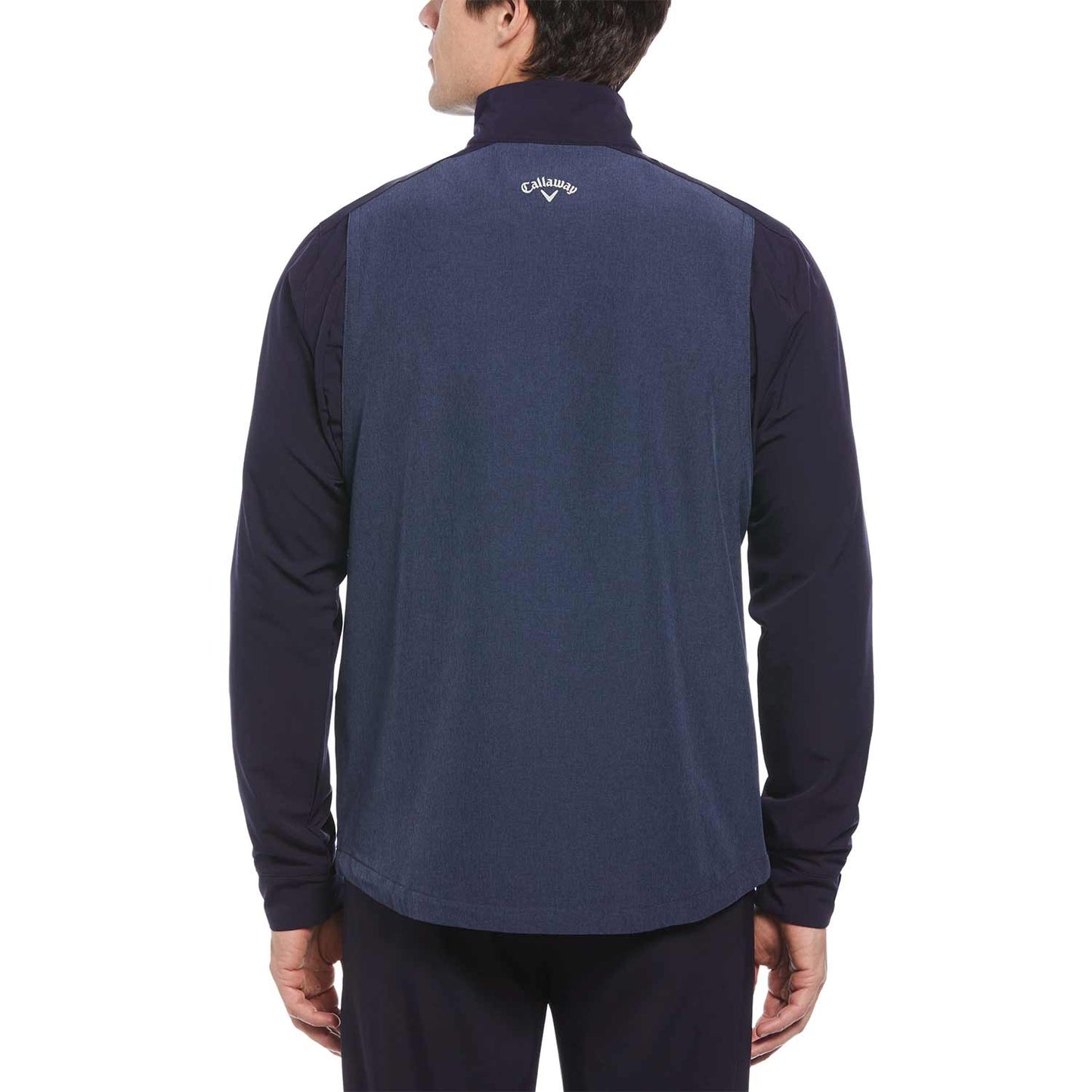 Callaway Heathered Block 1/4 Zip Golf Pullover