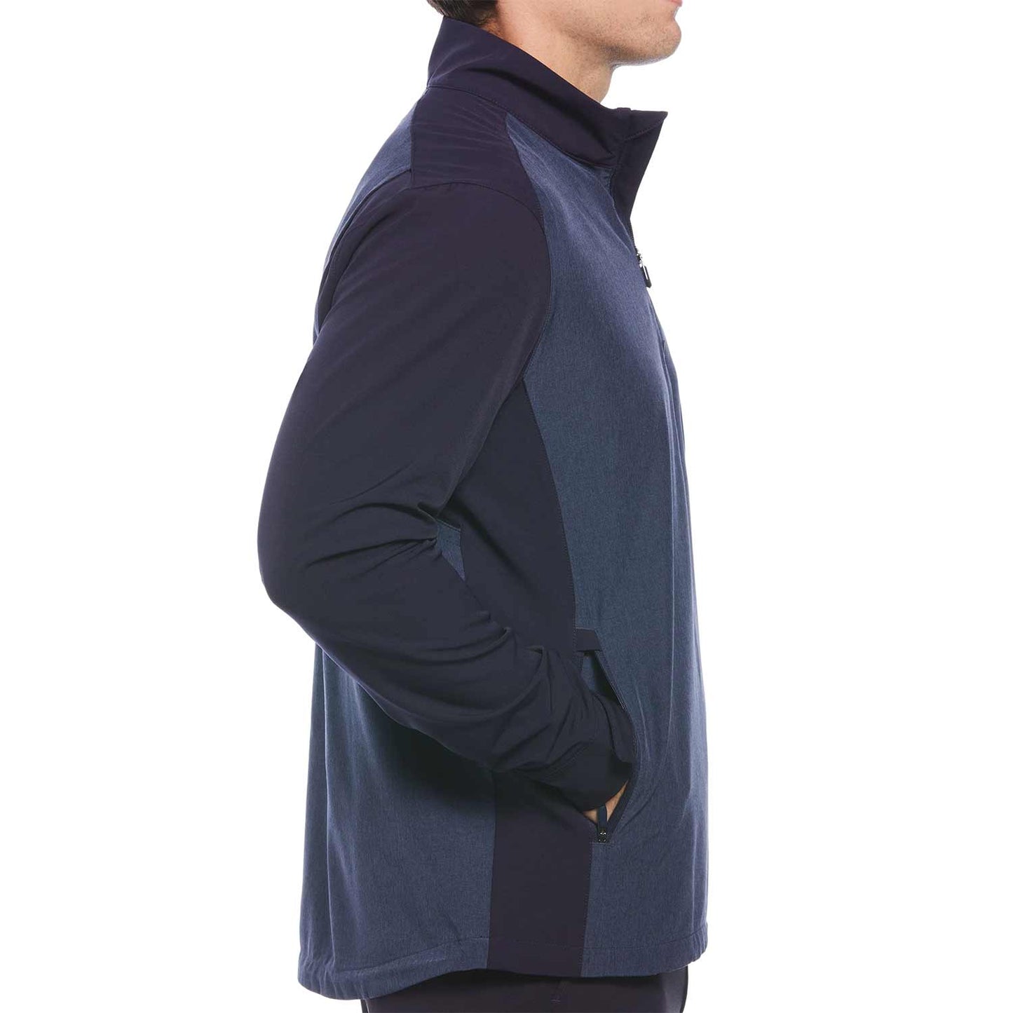 Callaway Heathered Block 1/4 Zip Golf Pullover