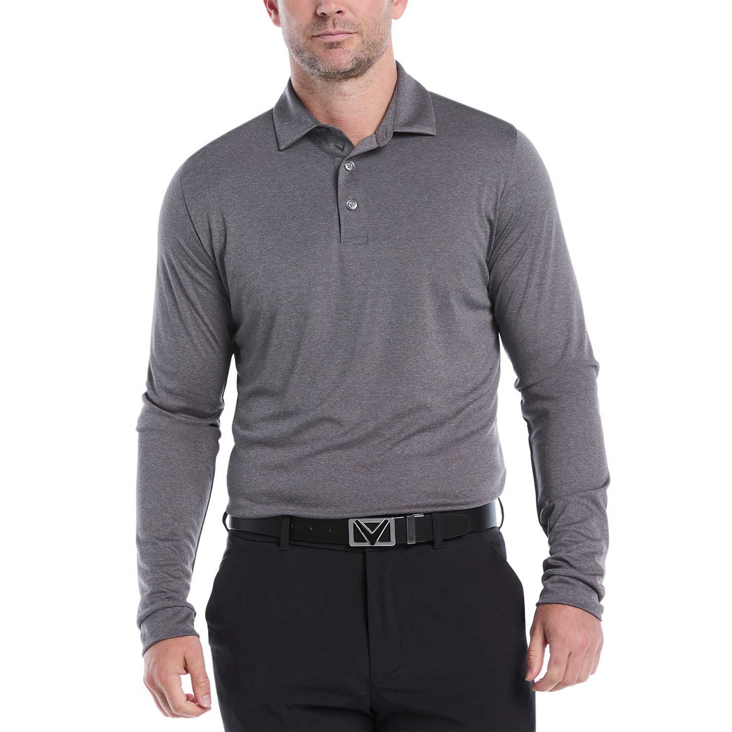 Callaway Swing Tech Essential Long Sleeve Golf Polo
