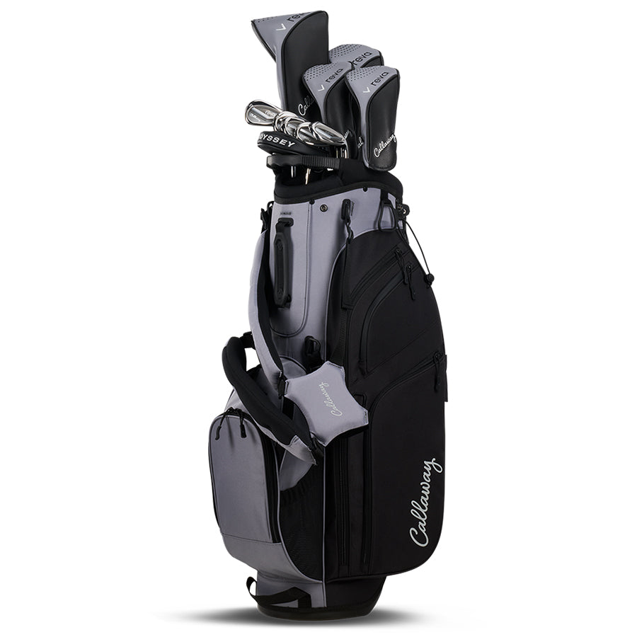 Callaway Women's Reva 11-Piece Stand Bag Complete Set Fog/Black