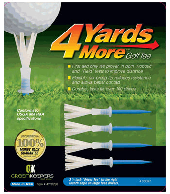 Green Keepers 4 Yards More Golf Tee