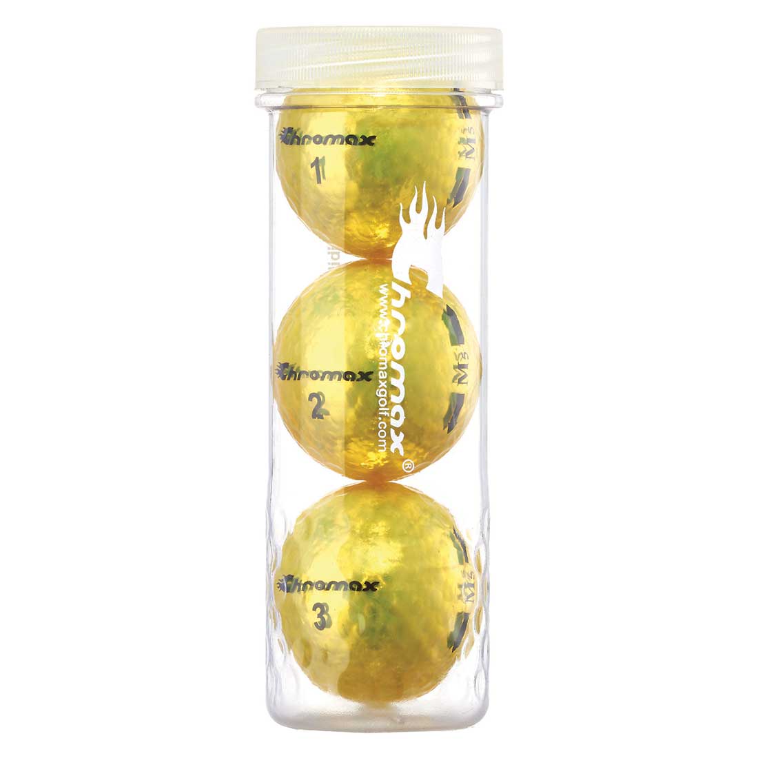 Chromax M5 Yellow 3-Pack Golf Balls