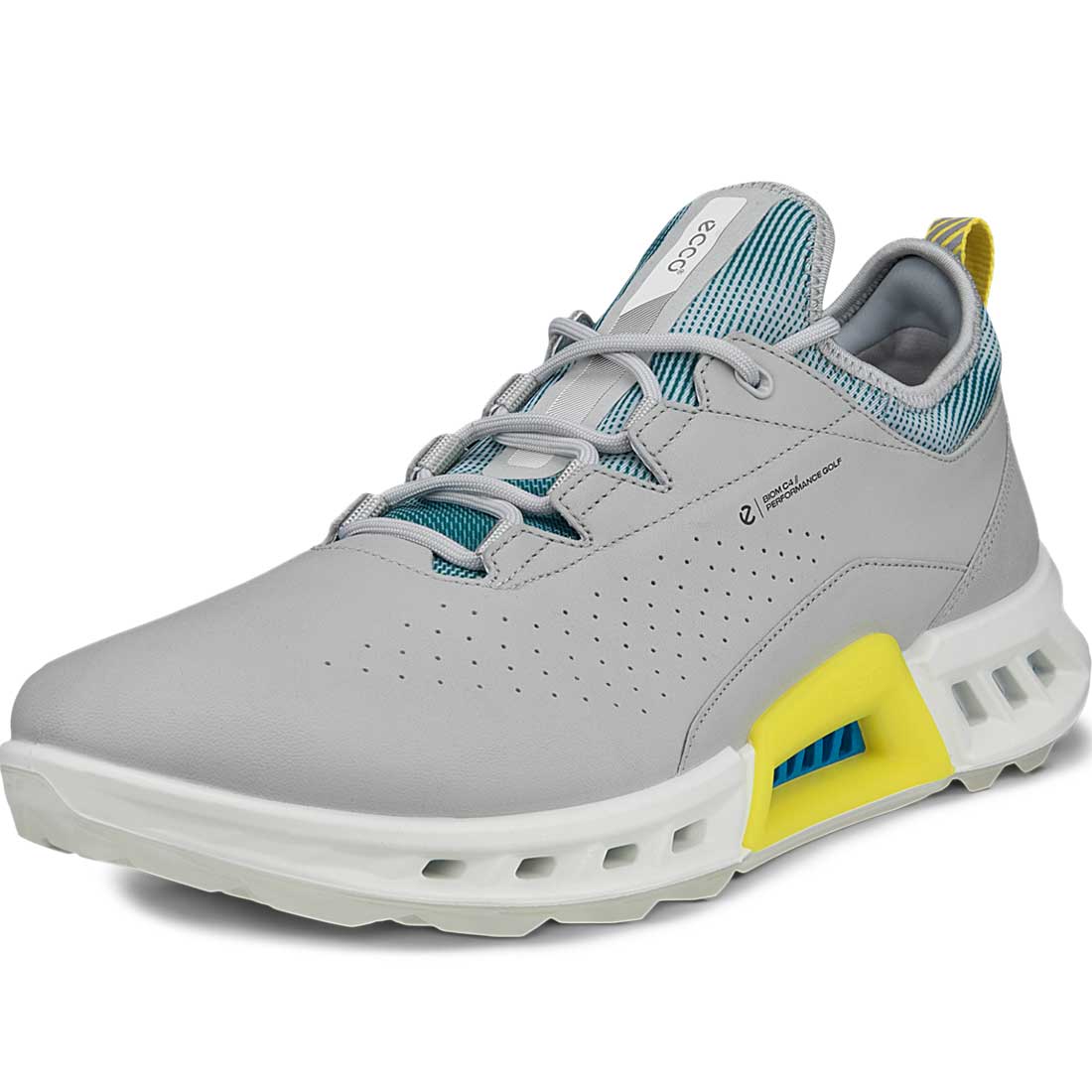 Ecco Biom C4 Golf Shoes Concrete/Bay Green