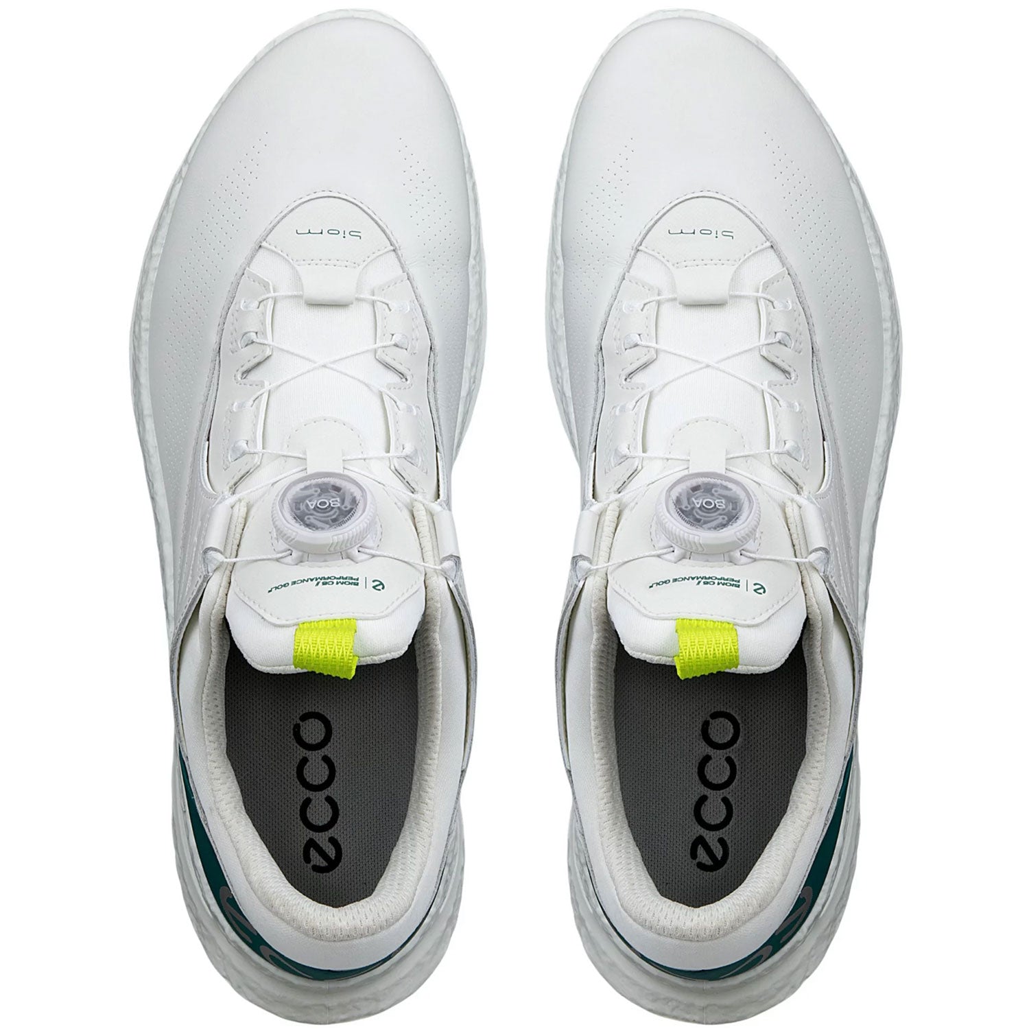 Ecco Biom C5 BOA Golf Shoes White/Bay Green – Golf Discount