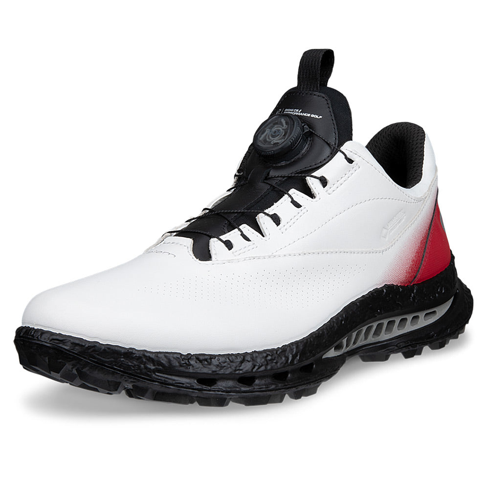 Ecco Biom C5 BOA Golf Shoes White/Chili Red
