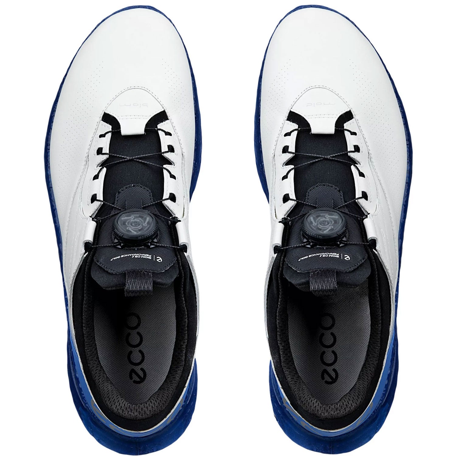 Ecco Biom C5 BOA Golf Shoes White/Federal Blue – Golf Discount