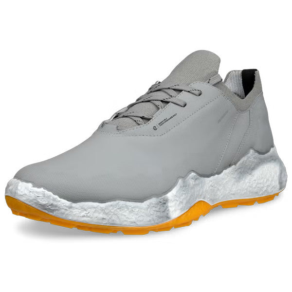 Ecco Biom H5 Leather Golf Shoes Grey/Yellow