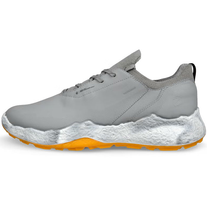 Ecco Biom H5 Leather Golf Shoes Grey/Yellow