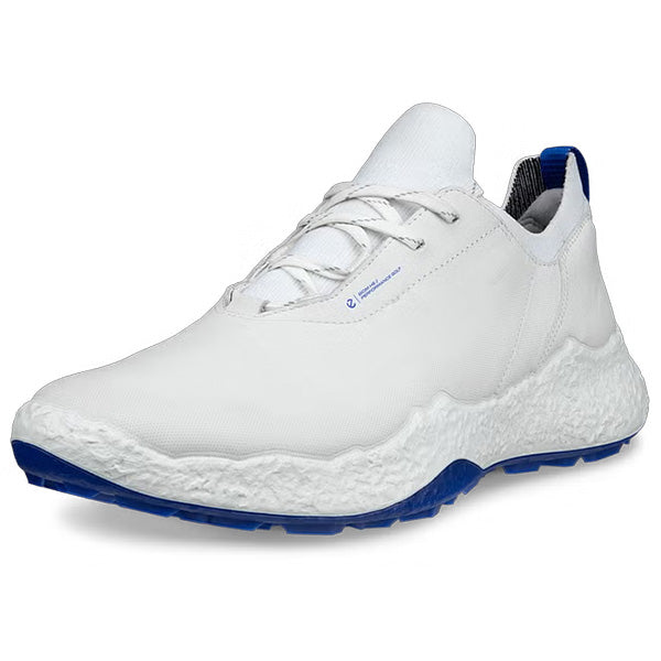 Ecco Biom H5 Leather Golf Shoes White/Blue