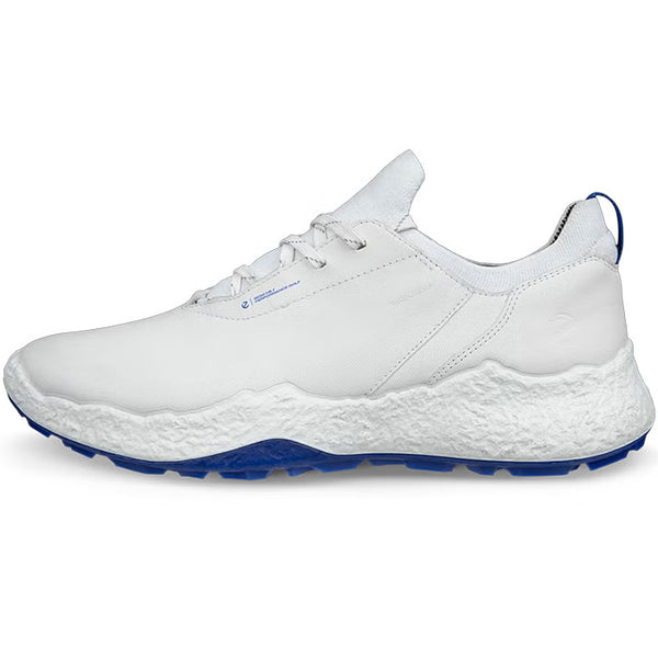 Ecco Biom H5 Leather Golf Shoes White/Blue – Golf Discount