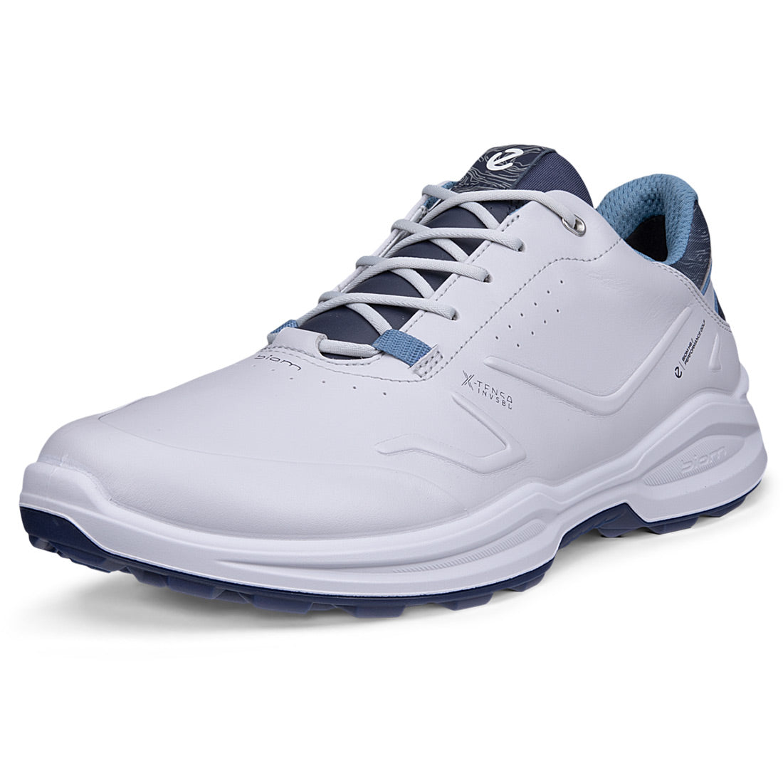 Ecco Biom H6 Golf Shoes Concrete/Retro Blue