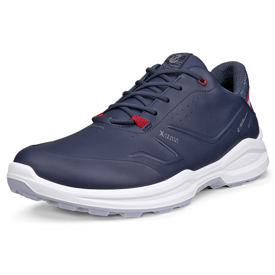 Ecco Biom H6 Golf Shoes Marine/Chili Red