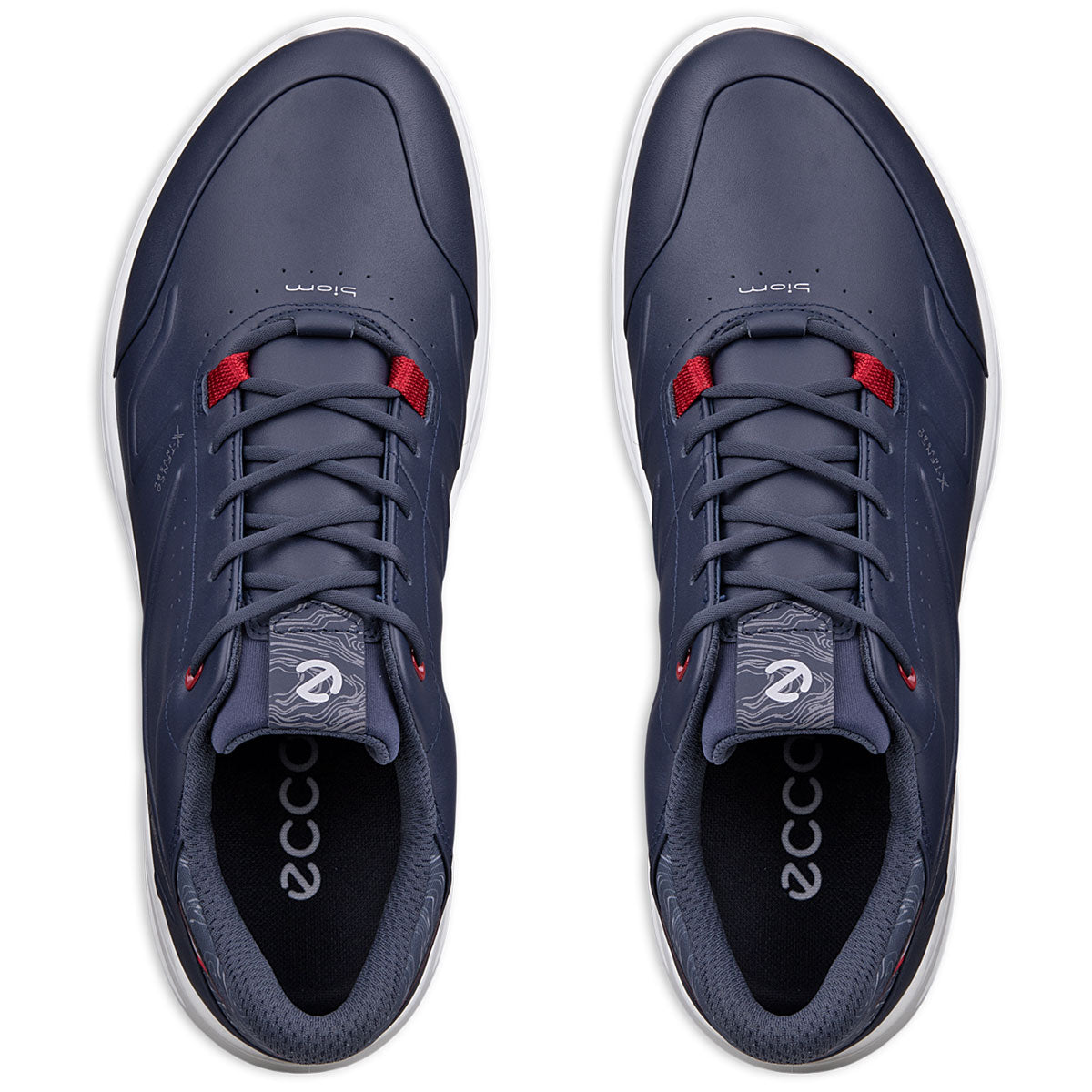 Ecco Biom H6 Golf Shoes Marine/Chili Red