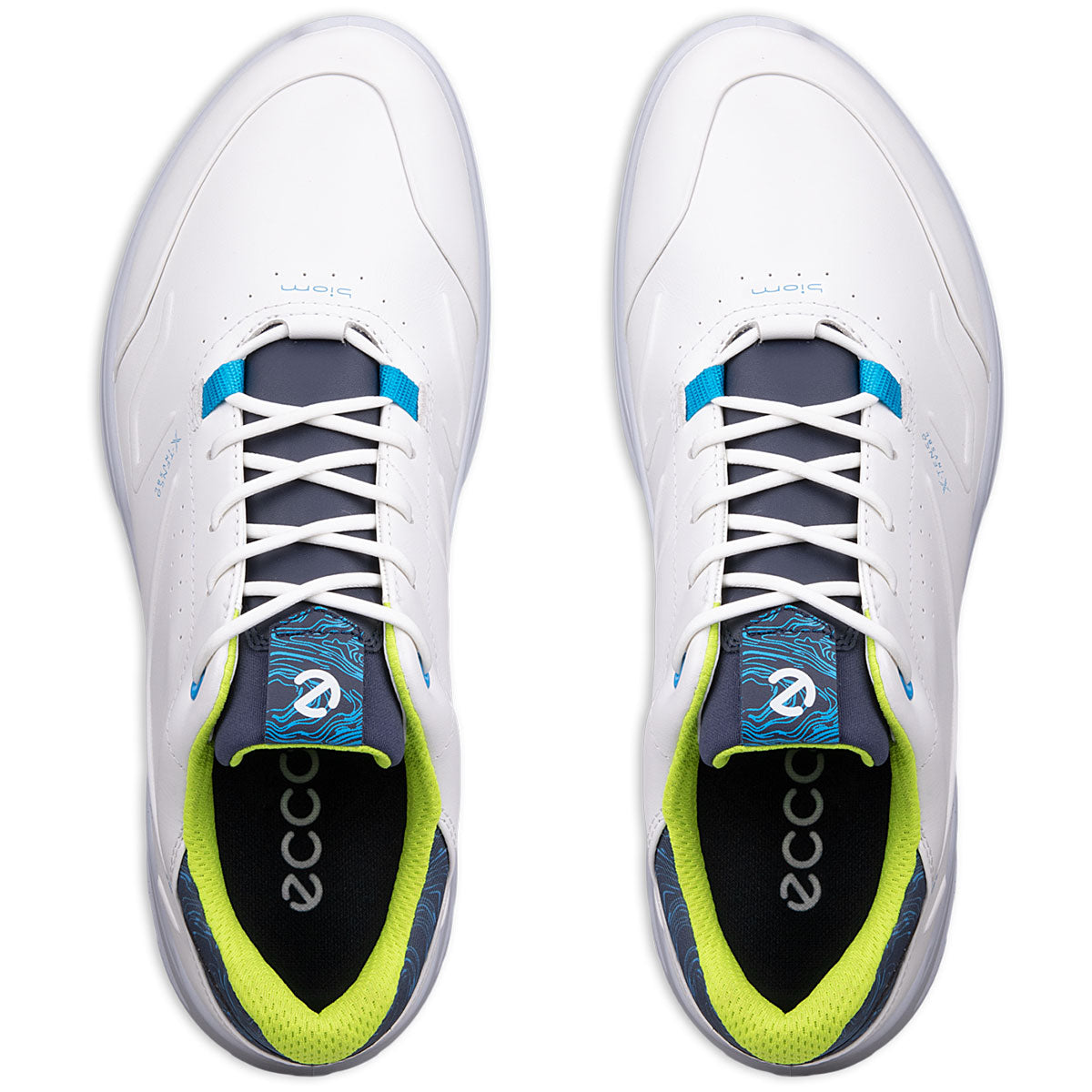 Ecco Biom H6 Golf Shoes White/Marine