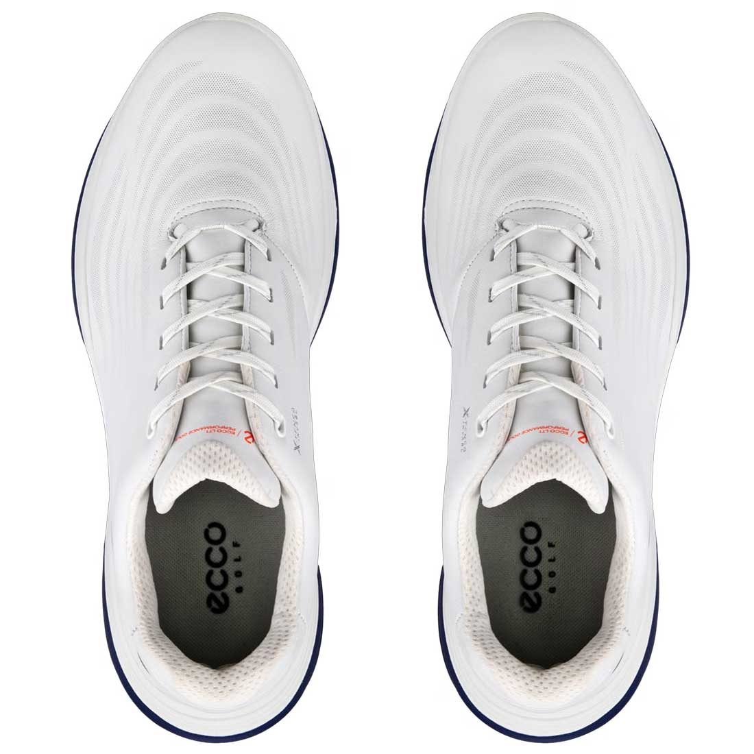 Ecco LT1 Leather Golf Shoes White