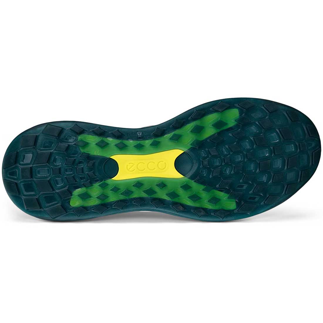 Ecco Lt1 Leather Golf Shoes Grey/Green