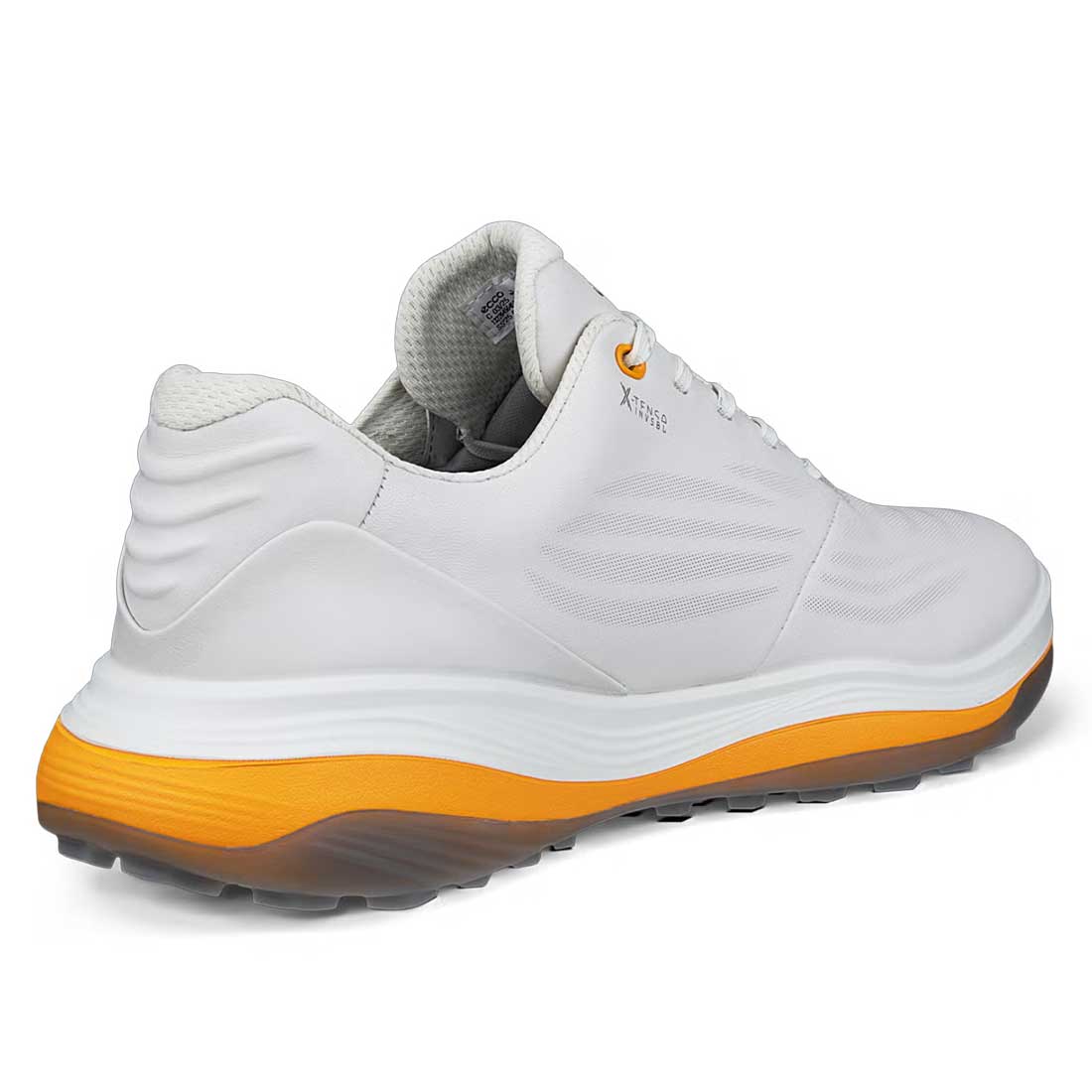 Ecco Lt1 Leather Golf Shoes White/Yellow