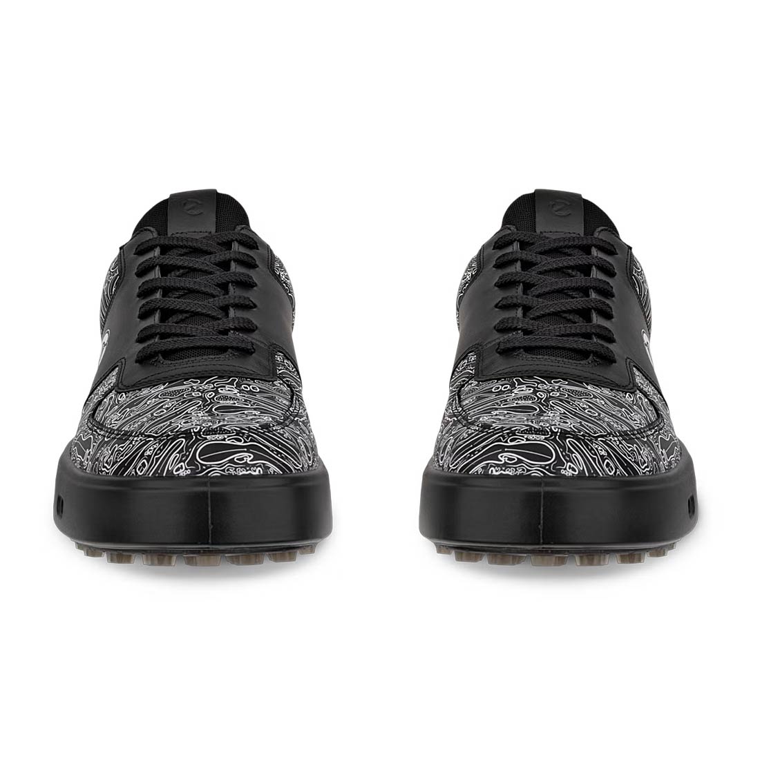 Ecco Street 720 Leather Gore-Tex Golf Shoes Black/White