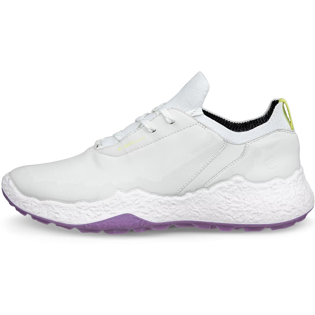 Ecco Women's Biom H5 Leather Golf Shoes White/Lilac