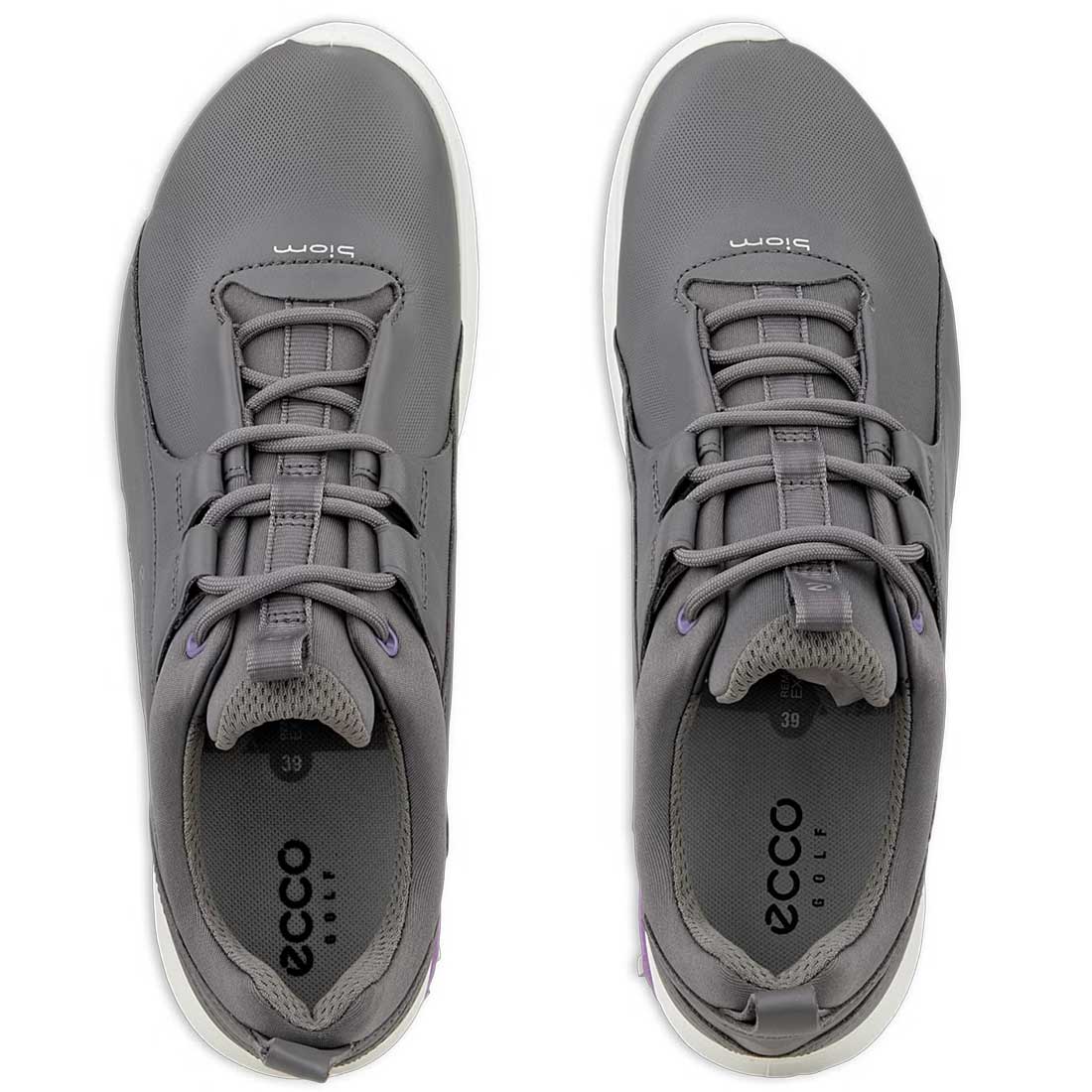 Ecco Women's Biom Tour Leather Golf Shoes Grey/Lilac