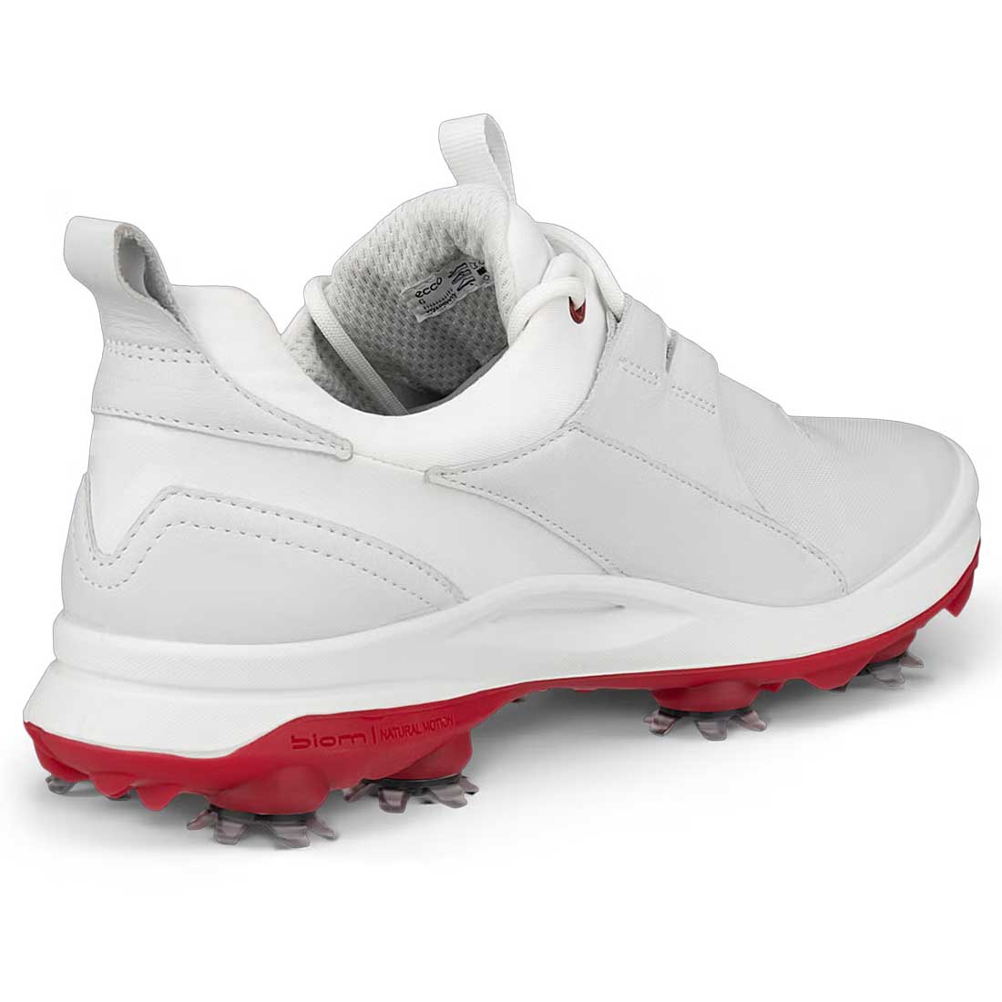 Ecco Women's Biom Tour Leather Golf Shoes White/Red