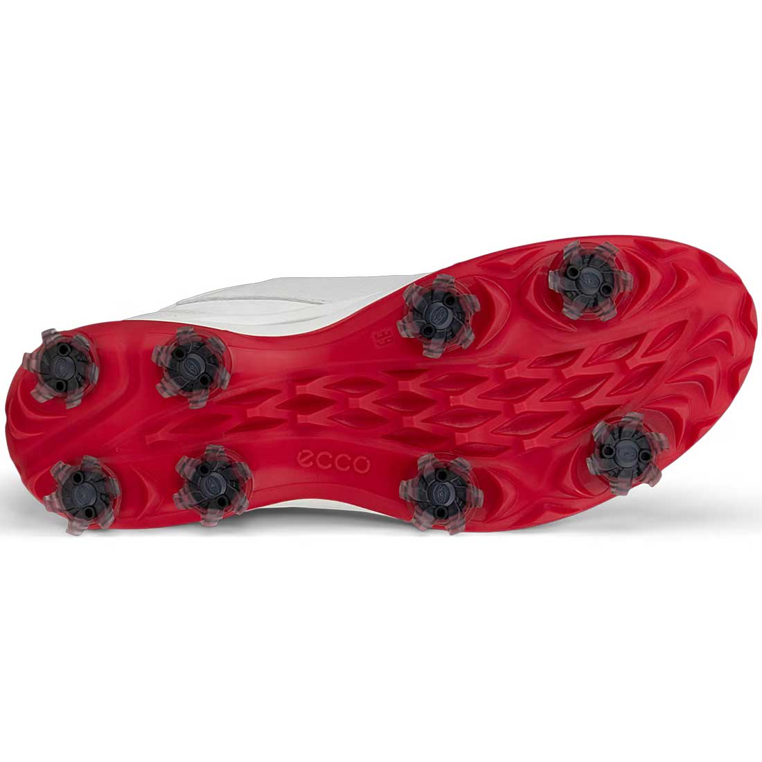 Ecco Women's Biom Tour Leather Golf Shoes White/Red
