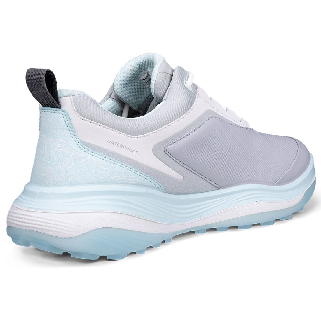 Ecco Women's LT1 Golf Shoes Concrete/Blue Glass