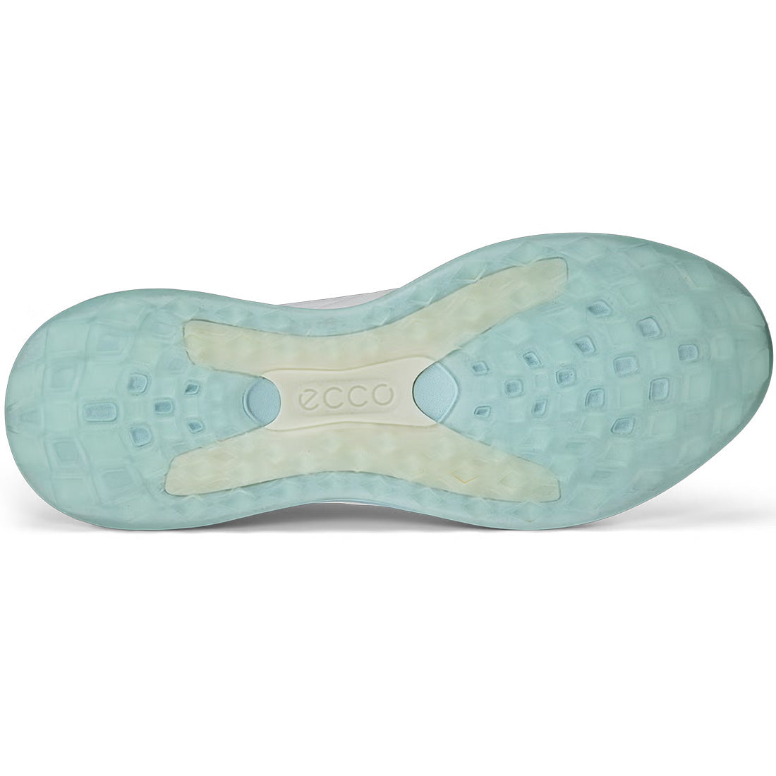 Ecco Women's Lt1 Hybrid Leather BOA Golf Shoes White/Blue