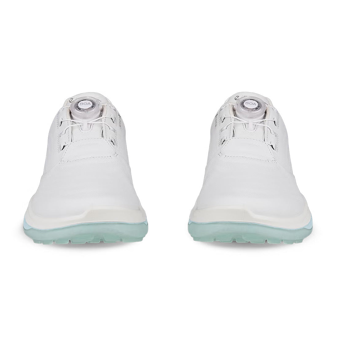 Ecco Women's Lt1 Hybrid Leather BOA Golf Shoes White/Blue