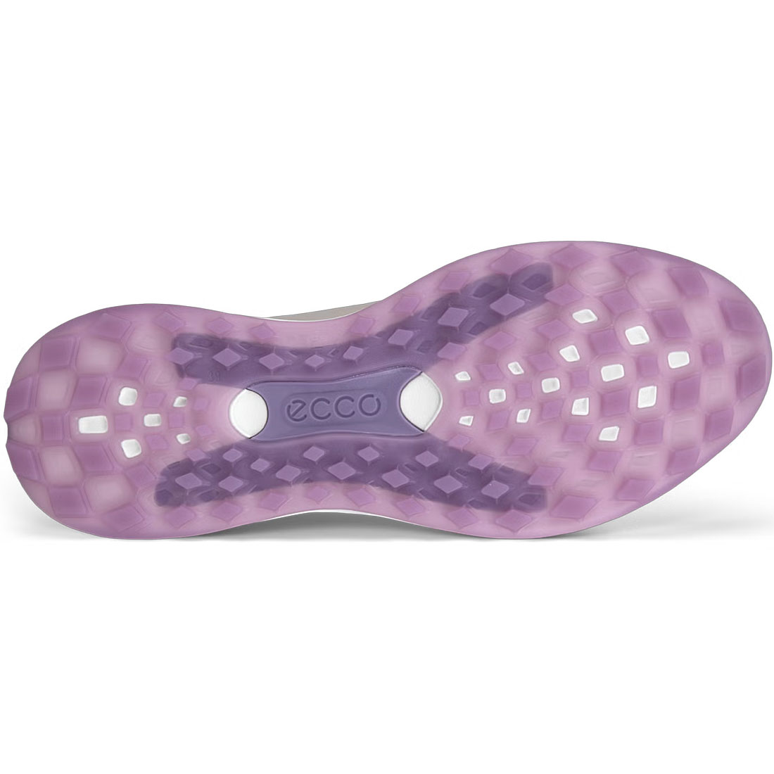 Ecco Women's Lt1 Hybrid Leather Golf Shoes Grey/Lilac