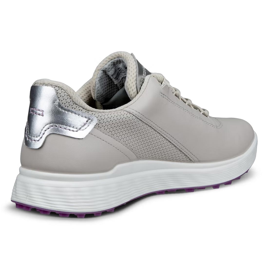 Ecco Women's S-Casual Leather Golf Shoes Grey/Silver