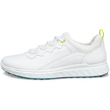 Ecco Women's S Casual Sport Golf Shoes White/Lime Punch