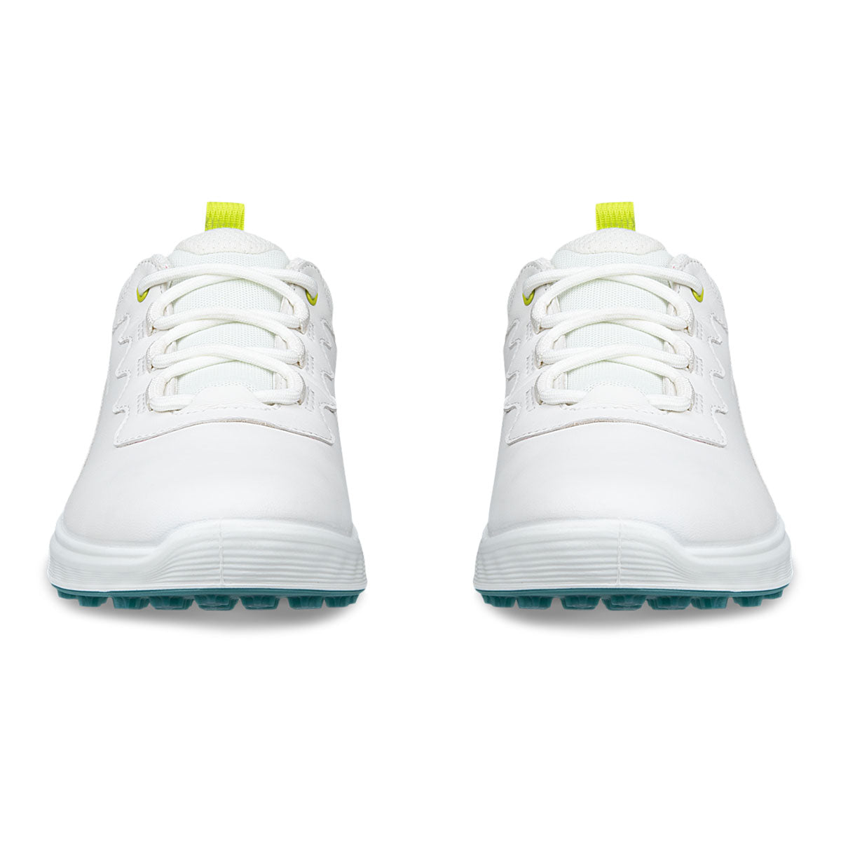 Ecco Women's S Casual Sport Golf Shoes White/Lime Punch