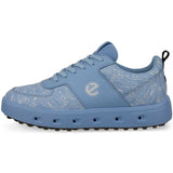 Ecco Women's Street 720 Leather Gore-Tex Golf Shoes Blue/White