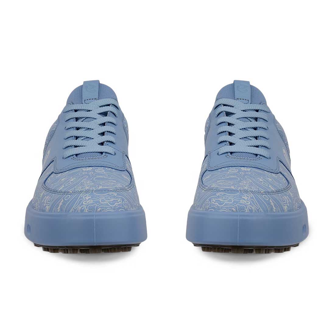 Ecco Women's Street 720 Leather Gore-Tex Golf Shoes Blue/White