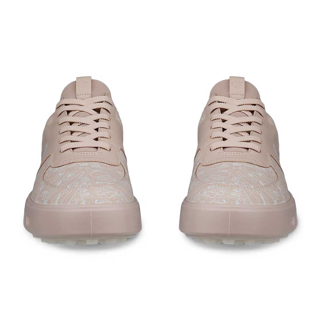 Ecco Women's Street 720 Leather Gore-Tex Golf Shoes Dusty Pink