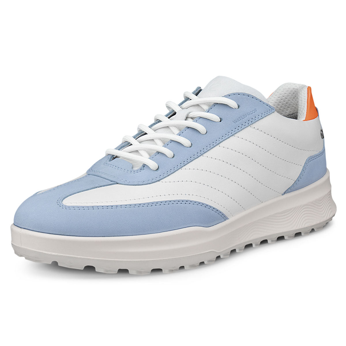 Ecco Women's Street Vibe Golf Shoes Dusty Blue/White/Ibis