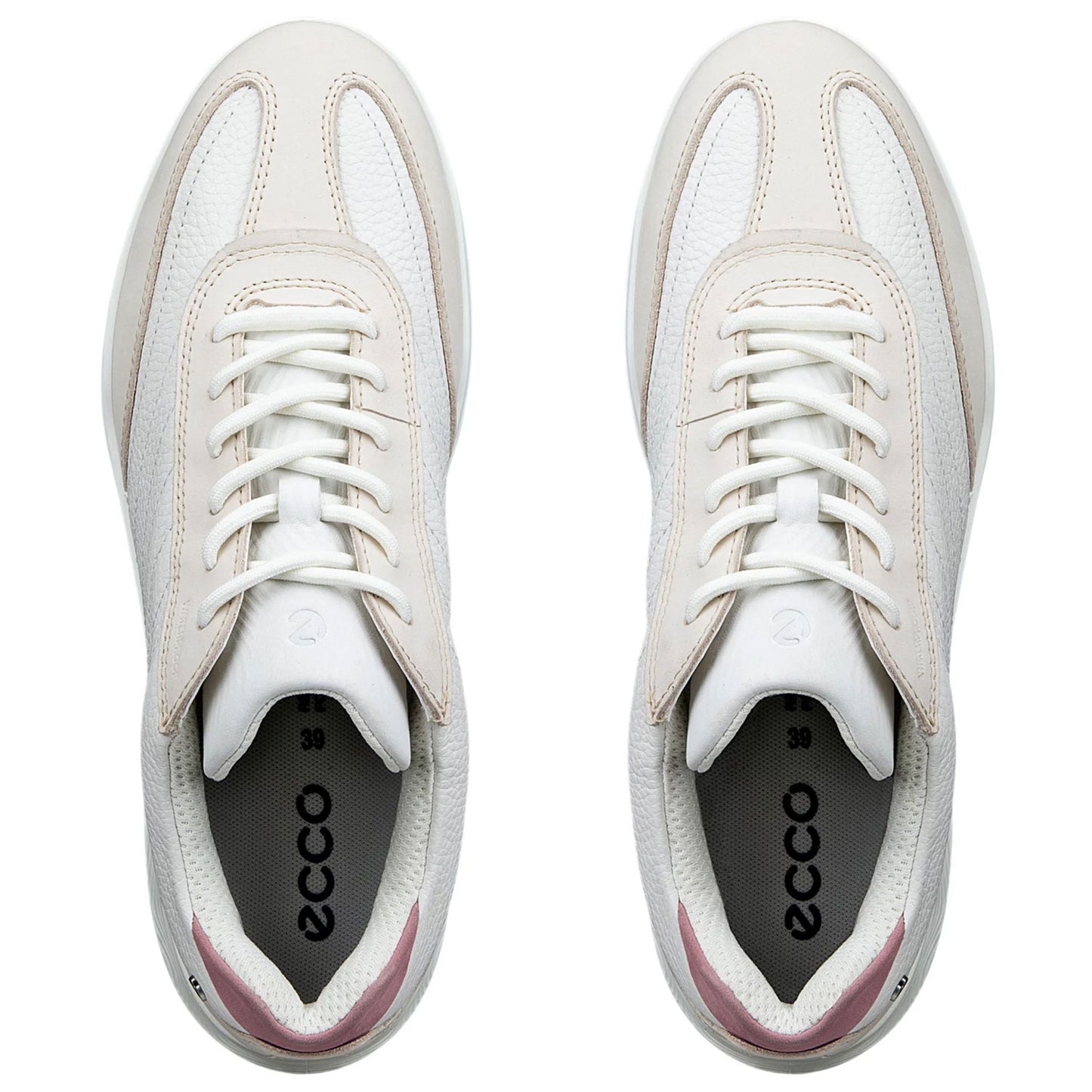 Ecco Women's Street Vibe Golf Shoes Off White/Rose