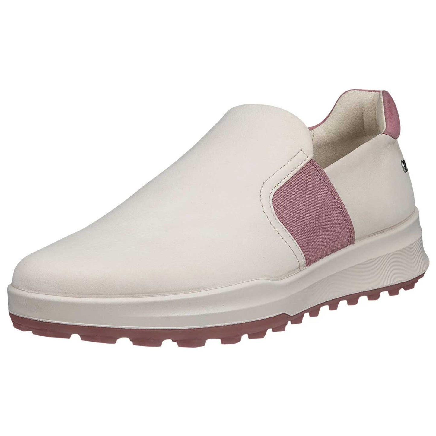 Ecco Women's Street Vibe Slip-on Golf Shoes Off White/Rose