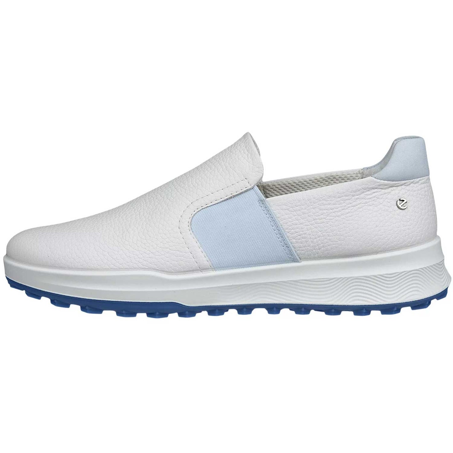 Ecco Women's Street Vibe Slip-on Golf Shoes White/Blue
